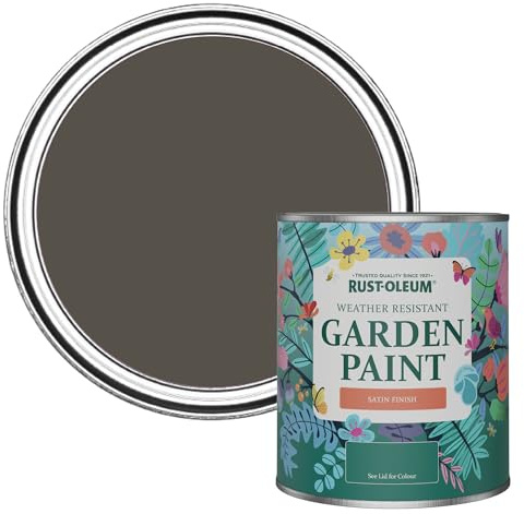 Rust-Oleum Brown Mould-Resistant Garden Paint in Satin Finish - Fallow 750ml