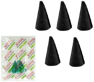 KNOX XXL Räucherkerzen - 5er Set - Duft: Opium - Inkl. 3 M Proben Meeresbriese - Made in Germany