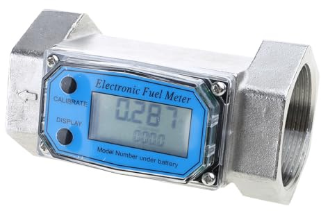 Flüssigkeitsmesser für Wasser, 2,5 cm/5,1 cm/6,3 cm/7,6 cm, elektronisches Messgerät, batteriebetrieben (nicht im Lieferumfang enthalten)