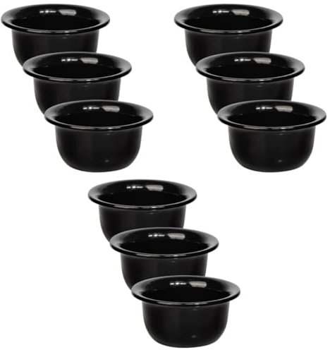 Healvian 9stücke Rasierseifen Schalen Wiederverwendbare Shaving Bowls Hochwertigem Material Für Zuhause Oder Barbershops Rasierzubehör Für Gepflegte Looks