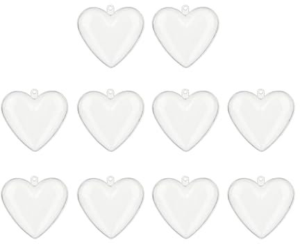 Zeiwohndc 10pcs Candy Portez pour Le Bureau Le Salon Décoration Clear Sweets Storage Container Polyvalent Pot Confiserie