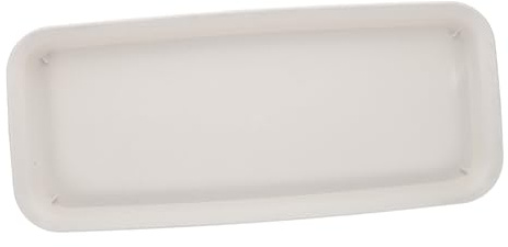 SUPVOX Sottovaso Rettangolare per Piante in Plastica Resistente, Vassoio Lungo Alto 3,1 Cm per Esterni e Interni, Grande capacità per Vasi Multipli, Piattino Raccolta Acqua per Fioriere Robuste