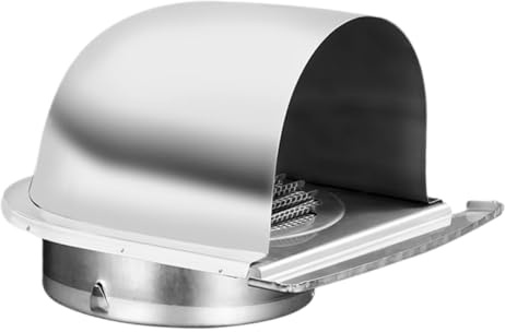 Hemobllo Rejilla De Ventilación Exterior De Acero Inoxidable Para Campanas Extractoras Protección Contra Aves y Roedores Cubierta Resistente Para Ventilación De Cocina Diseño Duradero y