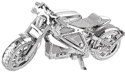 Generic 3D Metal Puzzles Motorcycle Model Kit – DIY Stainless Steel Motorbike Puzzle for Adults | Brain Teaser Gift | No Glue Required