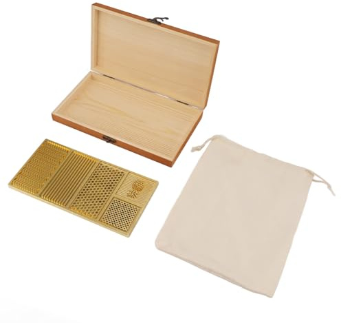 Fictory Vassoio di design del ghiaccio, timbro personalizzato per cubetti di ghiaccio per cocktail, stampi unici in ottone fai da te, accessori da barista per whisky e bourbone