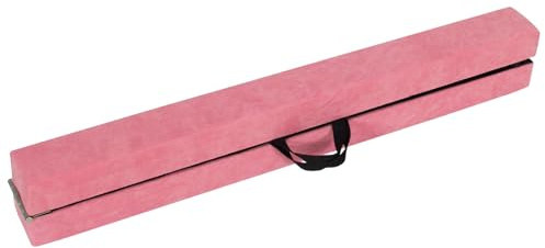 Fantasks svävande balkar vikbara, gymnastikbalkar barn med bärhandtag och halkfritt golv, balansbalk för träning hemma