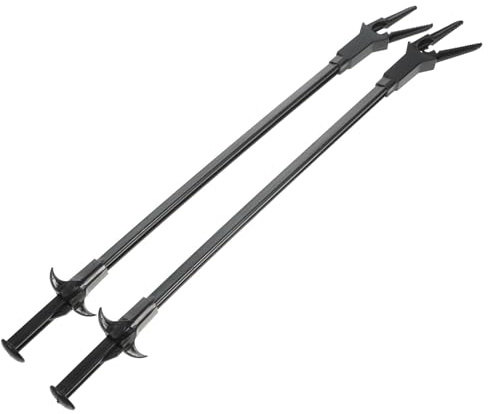 GARVALON Aquarienpflanzen Greifer 2 Stück 50cm lang für Fütterung und Pflege von Wasserpflanzen im Aquarium