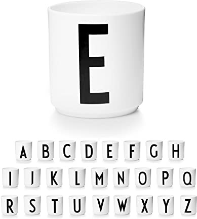 Design Letters Tasse A–Z Weiß | Beste abitur 2026 geschenke | Geburtstagsgeschenk für Männer & Frauen | Kaffeetassen, Kaffeebecher Porzellan | Abitur geschenke Tasse | Weiße Tassen 250 Ml