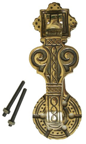 Castelion® Ornate Brass Celtic Door Knocker