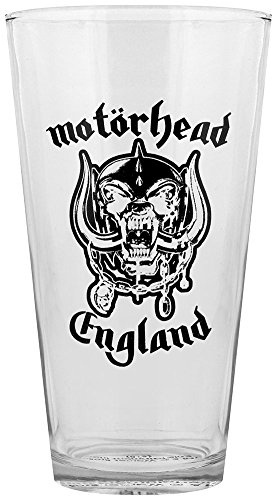 Motörhead England None Bierglas klar Band-Merch, Bands, Geschenke Standard