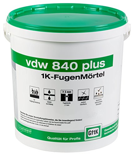 vdw840 plus 1K-Fugenmörtel 12,5 kg (Steingrau)