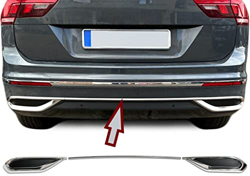 Embellecedores Colas de Escape para Tiguan II y Allspace desde 2020 en adelante Acero Inoxidable