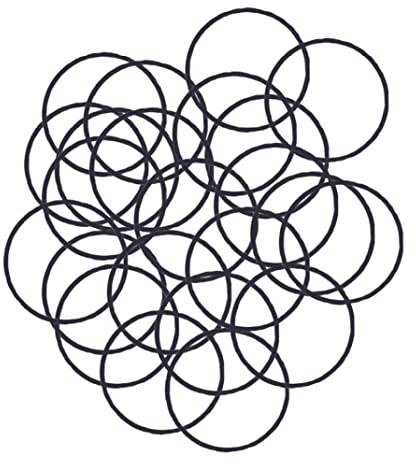 Lot De 250 Petits Élastiques Pour Cheveux Mini Élastiques Pour Cheveux Bandes De Tressage En Caoutchouc Pour Noirs Petits Pour Un Usage Quotidien(noir)