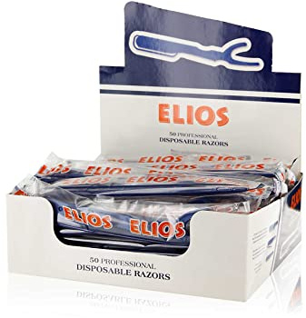 Elios Rasoio professionale monouso mezza lama, in box da 50 pezzi