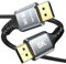 ZESKRIS 3m 8K DisplayPort Kabel 1.4, VESA zertifiziertes DP zu DP Kabel, unterstützt 32,4Gbit/s 8K@60Hz HBR3, 4K@120Hz 144Hz, 2K@165Hz 240Hz, HDR10, HDCP2.3, DSC1.2, FreeSync & G-Sync für Game Monitor