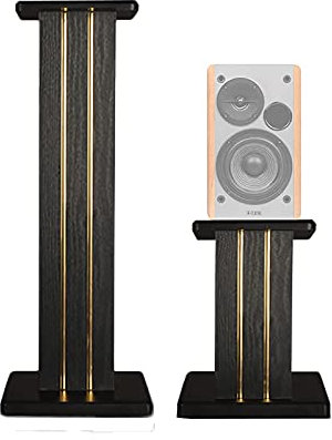 Pieds d'Enceintes Supports d'enceintes pour bibliothèque 2 pièces, supportent Un Poids jusqu'à 88 LB, bibliothèque Satellite et Haut-parleurs Bluetooth, pour séries de cinéma Maison (Taille : 90 cm)