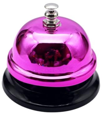 EIOLWJIEO Suono Chiaro Campanello da Tavolo Servizio Ristorante E Reception Servizio Ristorante Campanello Cucina in Reception Campanello, Rosa Rossa