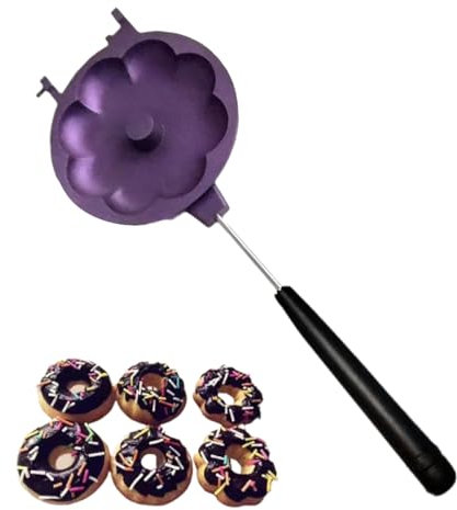 Vllold stampo per ciambelle | Stampo antiaderente per ciambelle | Stampo per ciambelle strumenti per decorare torte, stampi per ciambelle di alta qualità per cuocere con manico lungo, per fare