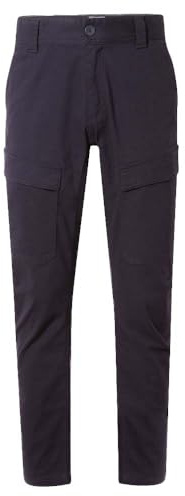 Craghoppers Karst UPF 40+ Chino-byxor för män, DK marinblå, 36W x 31L