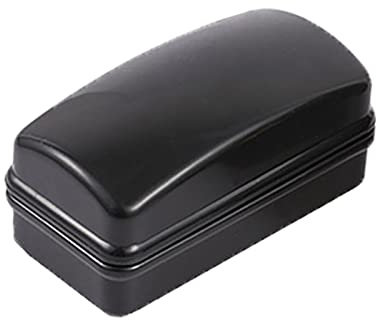 Stackers joyero, joyero for hombre, caja for gemelos, caja for gemelos de plástico, caja decorativa, caja for gemelos, caja for alfiler de corbata for negocios de bodas (Noir 7,7x3,9x3,6cm)