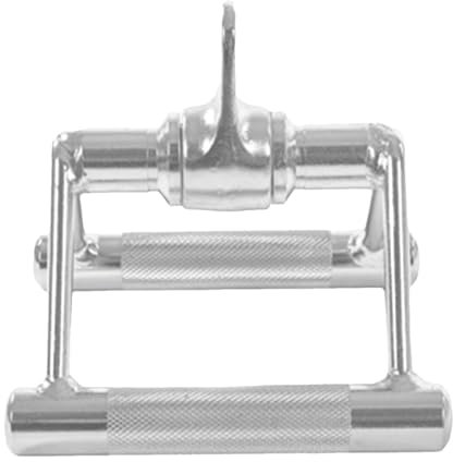 Cable Row Attachments - Cable Machine Press Down Handle | Multii Gym V Handle Attachment Training Grip | Chinning Bar Seated Row Accessory Attachment | Solid Steel Seated Row Handle For Cable Machine