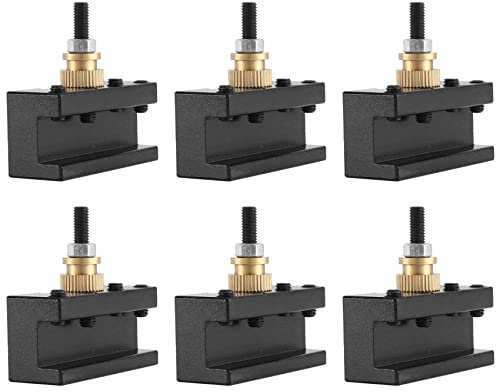 Uxsjakjsd 6PCS Tooling Package Mini Lathe Quick Change Tool Post & Holders Multifid Tool Holder