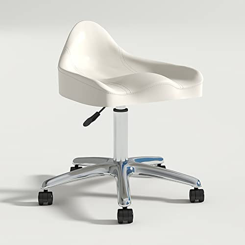 Sattelhocker mit Rädern, ergonomisch, drehbar, höhenverstellbar, für Klinik, Zahnarzt, Schönheitssalon, Tattoo, Home Office, B