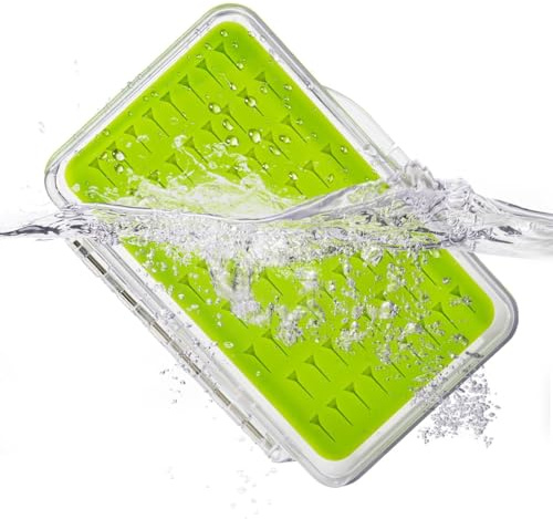 Fly Fishing Box Slim - Witch Fly Box Impermeabile | per la pesca a mosca, scatola da mosca impermeabile, mosca a grande capacità, spazio per mosche trasparente, box da mosca super sottile per