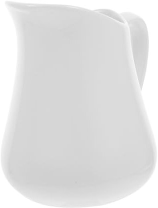 Homoyoyo Pichet à Lait Céramique Avec Bec Verseur Distributeur De Sirop Pour Café Et Thé Blanc