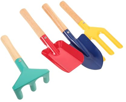 Toyvian Pala De Jardín Herramientas De Jardinería Rastrillo y Tenedor para Plantar Flores Jardines Domésticos y Proyectos Escolares De Paisajismo