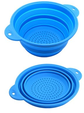 Pieghevole in Silicone Scarico Frutta Lavatrice Elettrodomestici Utensili Da Cucina Pieghevole Setaccio Cestello Accessori Vincitore Pieghevole