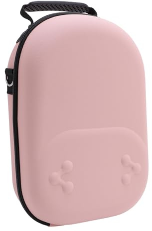 Aoaoy Custodia per cuffie VR, custodia per controller e accessori, per viaggi, organizer portatile leggero per cuffie VR e accessori, con tocco confortevole (rosa)