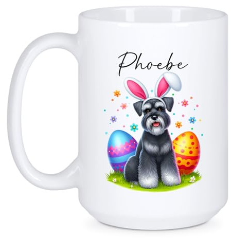Taza Desayuno Schnauzer Gigante Café Taza Premium Tazas Personalizada Divertido Tazas Café Para Todas Las Ocasiones Aniversario Compañeros 330 Ml