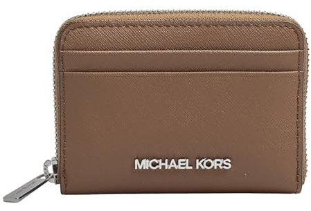 Michael Kors Jet Set Travel 35H8STVZ5L medium läder damplånbok, Mörkbrun, one_size, Minimalistisk