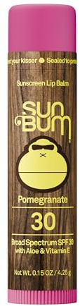 Sun Bum Baume solaire pour les lèvres, FPS 30 oz, crème solaire pour les lèvres, sans paraben, Homme, 20-46028, Grenade, 0.15-Ounce