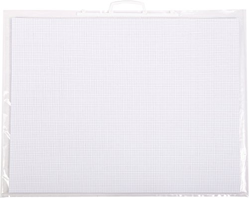 Clairefontaine 33017C Bristolkarton Ries, 125 Bögen, 50 x 65 cm, 205 g, kariert, weiß