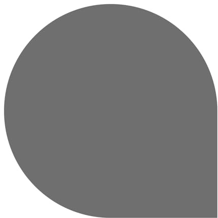 raik PU074-2B6-gg Bodenplatte B6 Tropfen gussgrau pulverbeschichtet 1000 x 1000 mm