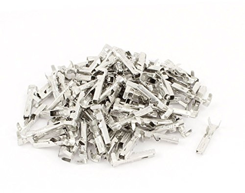 sourcing map 100Pcs 1.5mm Female Crimp Spade Terminal for Nylon Multi-Pin Connector