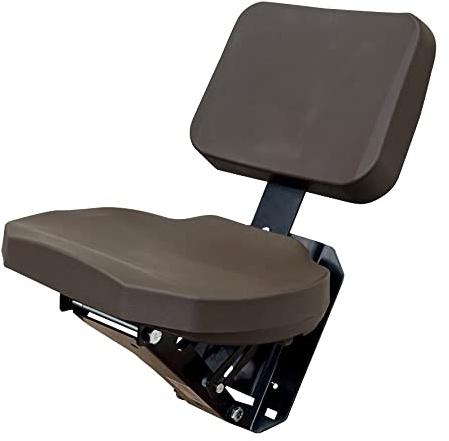 Klara Seats Beifahrersitz Schleppersitz Traktorsitz Notsitz kompatibel für John Deere PVC Braun Schlepper Traktor