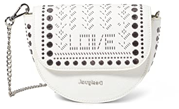 Desigual Damen Riño_azabache Nyon Tasche, Weiß (Blanco)