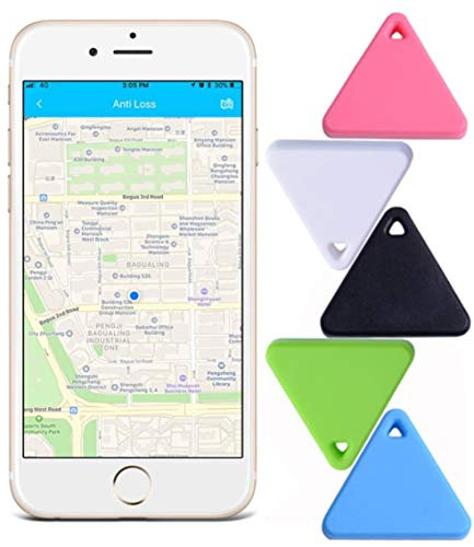 Auoeer Key Finder, Mini Bluetooth Tracker Devices, Anti-lost Chip, GPS Remote Controls, Item Finder Smart Tracker, Phone Locator, Pet Tracker, For IOS And Android (Color : Green, Size : 6 Pcs)