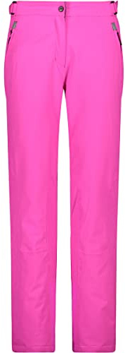 CMP Women Stretch Pant rot | 4-Wege-Stretch für optimale Bewegungsfreiheit, Clima Protect Technologie für zusätzliche Wärme, warm bleibst