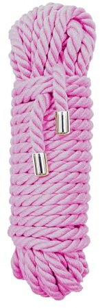 Corda bondage rosa in cotone - Corda professionale BDSM in rosa - MEO Germany Lunghezza 20 metri