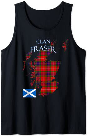 Fraser Scottish Clan Tartan Schottland Tank Top