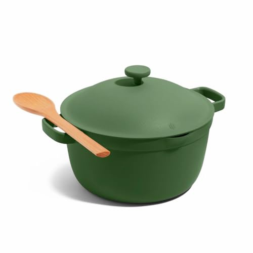 Our Place Perfect Pot - 5.2 L. Nonstick Ceramic Sauce Pan with Lid | Versatile Cookware for Stovetop and Oven | Steam, Bake, Braise, Roast | PTFE and PFOA-Free | Toxin-Free, Easy to Clean | Sage