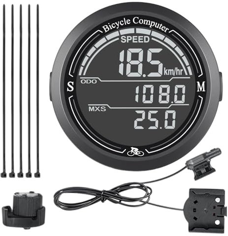 Ordinateur de vélo, Ordinateur de vélo - Tracker de Cycle de Compteur de Vitesse magnétique - Ordinateur de Cyclisme Multifonctionnel, équipement de Cyclisme pour mesurer la Distance, la