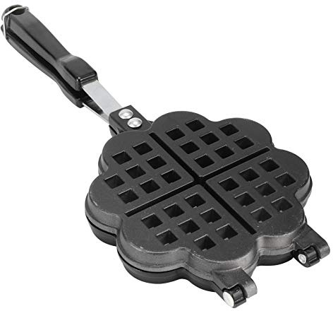 Waffeleisen-Pfanne, Waffel-Backform, Backwerkzeug, Haushalt, Gegossene Waffel-Kuchenform, Backblech, Antihaftbeschichtetes Waffeleisen für Gasherd