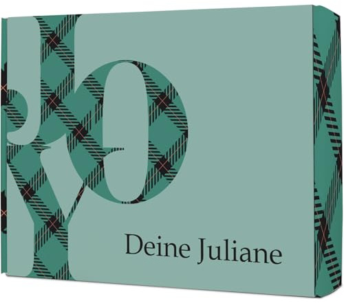 GRAVURZEILE – DIY Geschenkbox zum Selbstbefüllen - Joy Design - Personalisiert mit Namen - Persönliche Geschenkbox zu Weihnachten - Einzigartige Geschenkverpackung - 35,5 x 28 x 10 cm