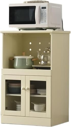 SnamicE Buffetschrank, schlicht, modern, Esszimmermöbel, Sideboard, Küche, Teeschrank, Spind, Wohnzimmer, multifunktionaler Konsolentisch, Buffet-Sideboard, Elfenbeinweiß