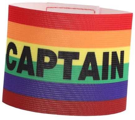 BESPORTBLE Fußball Kapitänsbinde Für Erwachsene Elastische Armbinde Mit Klarem Druck Langlebige Anti-verschleiß-kapitänsbinde Für Fußballspiele Und Mannschaftsführer
